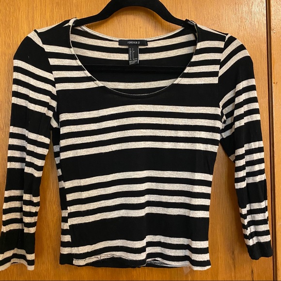Price negotiable - Forever 21 stripped tee - Picture 1 of 3